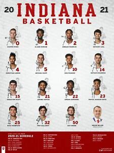 indiana university basketball poster|More.